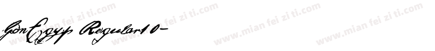 GdnEgyp Regular10字体转换